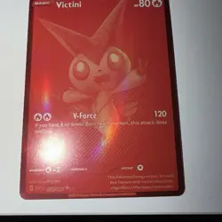 Pokemon TCG Victini Full Art Holo Card 172/086 Near Mint Condition - Image 1