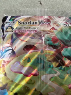 Snorlax VMAX 2021 Pokemon Sword & Shield Game Stop Promo 142/202 JUMBO - Image 3