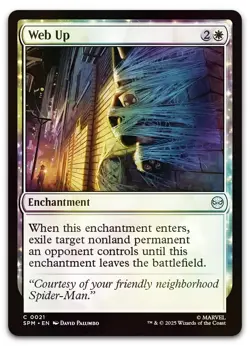 Web Up #21 (Foil) (NM) Spider-Man SPM Magic MTG - Image 1