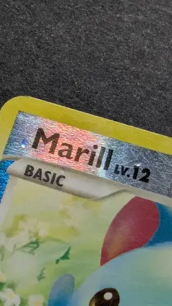 Marill 88/130 Reverse Holofoil Diamond and Pearl Common Pokemon TCG - Image 3