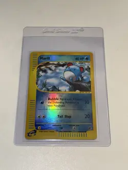 Marill 120/165 Reverse Holo Expedition 2002 WOTC Pokemon E-Reader Vintage - Image 3