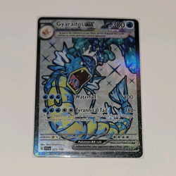 Pokemon Gyarados ex 225/198 Scarlet & Violet Ultra Rare Full Art Holo EN 2023 - Image 2