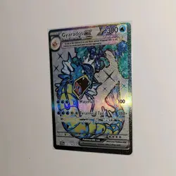 Pokemon Gyarados ex 225/198 Scarlet & Violet Ultra Rare Full Art Holo EN 2023 - Image 3