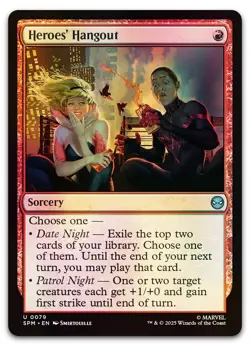 Heroes' Hangout #79 (Foil) (NM) Spider-Man SPM Magic MTG - Image 1