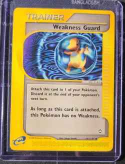 Aquapolis Pokemon TCG Trainer Weakness Guard - Image 1