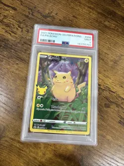 Pokemon TCG 2021 Celebrations Pikachu #5/25 PSA 9 - Image 3