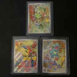 Pokemon First Partner Illustration Collection Series 2 JOHTO GEN 2 SET NM - Image 1