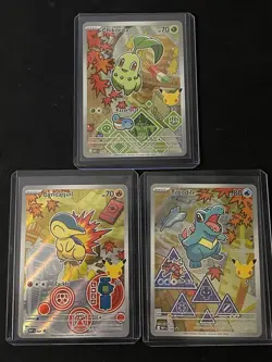Pokemon First Partner Illustration Collection Series 2 JOHTO GEN 2 SET NM - Image 2