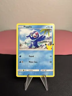 Popplio 023/025 Pokemon McDonald's 25th Anniversary Exclusive - Stamped - Image 1
