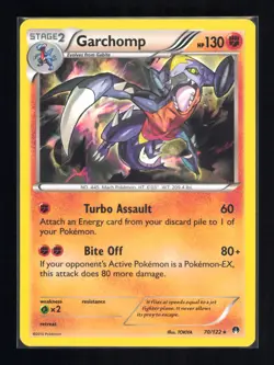 Garchomp 70/122 XY - BREAKpoint Holo Rare Pokemon TCG LP - Image 1
