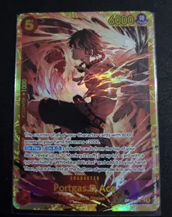 Portgas D. Ace SEC OP16-118 The Time of Battle ONE PIECE Card game English - Image 1