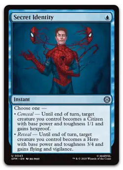 Secret Identity #43 (NM) Spider-Man SPM Magic MTG - Image 1