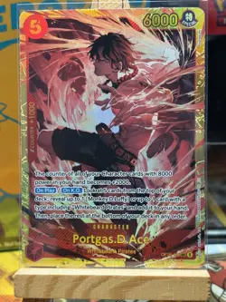 Portgas D. Ace SEC OP16-118 The Time of Battle English - Image 1