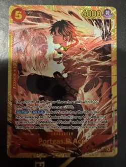 One Piece - OP16-118 Portgas D. Ace - Mint ENG The Time Of Battle - Image 2