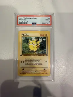 1999 Pikachu 1st Edition Jungle PSA 9 (60/64) - Image 1