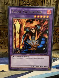 Yugioh - Flame Swordsman - MIL1-EN038 - Rare - 1st Edition - (LP) - Image 1