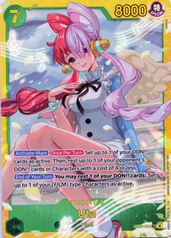 ONE PIECE Uta (061) #EB03-061 Foil Extra Booster: One Piece Heroines Edition NM - Image 1