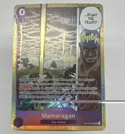 Bandai One Piece Card Game Mamaragan OP15-078 OP15 Eng SR Foil Event Alt Art - Image 1
