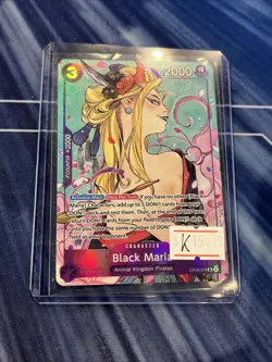 Black Maria OP08-074 Full Art - One Piece TCG Illustration Box Vol. 1 Foil Promo - Image 1
