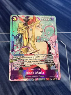 Black Maria OP08-074 Full Art - One Piece TCG Illustration Box Vol. 1 Foil Promo - Image 2