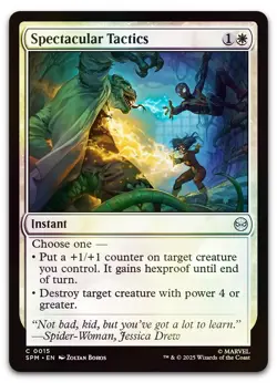 Spectacular Tactics #15 (Foil) (NM) Spider-Man SPM Magic MTG - Image 1