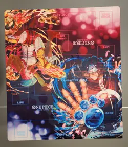 One Piece Official 2 Player Promo Playmat Kuma & Bonney Never Used Free Shipping - Image 1