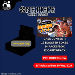 One Piece TCG Sealed Case 12x Booster Box OP16 OP-16 -Japanse - Image 1