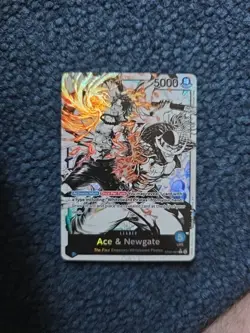 ST22-001 Ace & Newgate (Alt Art) LEADER ONE PIECE Card TCG English - Image 1