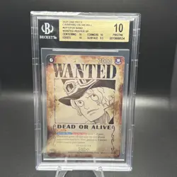 2025 ONE PIECE OP13-CARRYING ON HIS WILL WANTED ALT ART #120 SABO BGS 10 READ - Image 5
