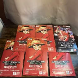 One Piece TCG - OP13 (x5) and OP16 (x1) Blister Packs English - Image 1