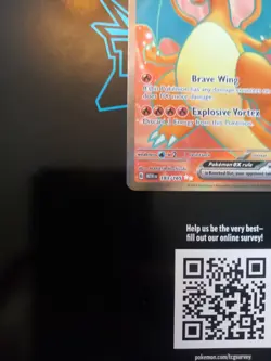 Pokemon TCG Charizard EX Holo Full Art Rare Card 183/165 Scarlet & Violet-151 - Image 5