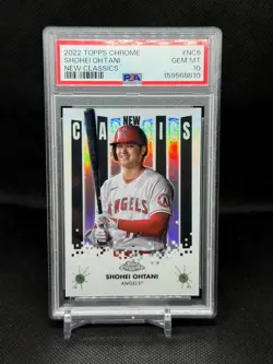 Topps 2022 Chrome Shohei Ohtani New Classics #NC-6 Angels PSA 10 Dodgers - Image 1