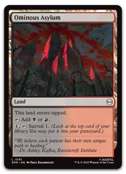 Ominous Asylum #181 (NM) Spider-Man SPM Magic MTG - Image 1