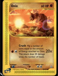 NM - Onix #098/147 | Common | Aquapolis - Image 1