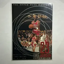 Upper Deck 1995-96 The Jordan Experience Michael Jordan #35 Bulls Oversized - Image 1