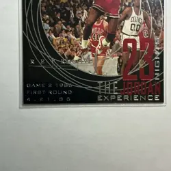 Upper Deck 1995-96 The Jordan Experience Michael Jordan #35 Bulls Oversized - Image 3