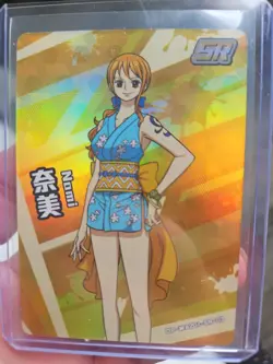 Nami One Piece Trading Card - Card Rank SR03 Holo Foil OP-WA201-SR03 - Image 3