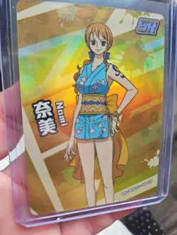 Nami One Piece Trading Card - Card Rank SR03 Holo Foil OP-WA201-SR03 - Image 5