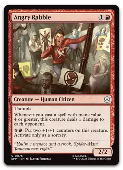 Angry Rabble #75 (NM) Spider-Man SPM Magic MTG - Image 1