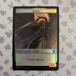 Angel Token #1 (NM) Dominaria United DMC Magic MTG - Image 1