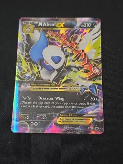M Absol EX XY63 XY Black Star Promo Holo Rare Pokemon TCG Light Played - Image 1