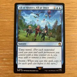 MTG All of History, All at Once [Doctor Who] Near Mint Magic Card Rare - Image 1