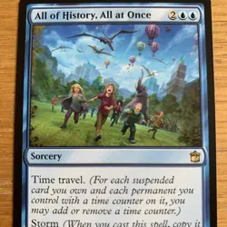 MTG All of History, All at Once [Doctor Who] Near Mint Magic Card Rare - Image 2