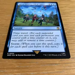 MTG All of History, All at Once [Doctor Who] Near Mint Magic Card Rare - Image 3