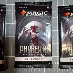 9 Packs Magic the Gathering Play Booster Pack Lot MTG Phyrexia All Will Be One - Image 3
