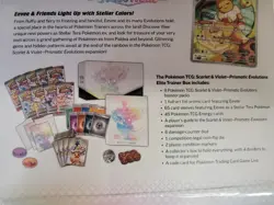 Pokemon Prismatic Evolutions ETB And 2x Prismatic Tech Sticker Packs BUNDLE - Image 4