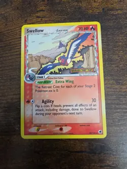 Pokemon TCG Taillow 66/101 Swellow 40/101 Reverse Holos EX Dragon Frontiers - Image 1