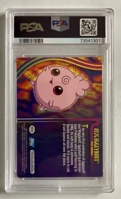 2001 Topps Pokemon IgglyBuff Johto League Foil Card #174 PSA VG-EX 4 - Image 2