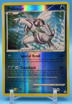 PALKIA LV.67 2007 POKEMON DIAMOND & PEARL RARE REVERSE HOLO 11/130 - Image 1