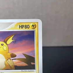 Raichu Pokemon Meiji Promo Card No.058/ADV-P Rare Nintendo From Japan F/S LP/MP - Image 2